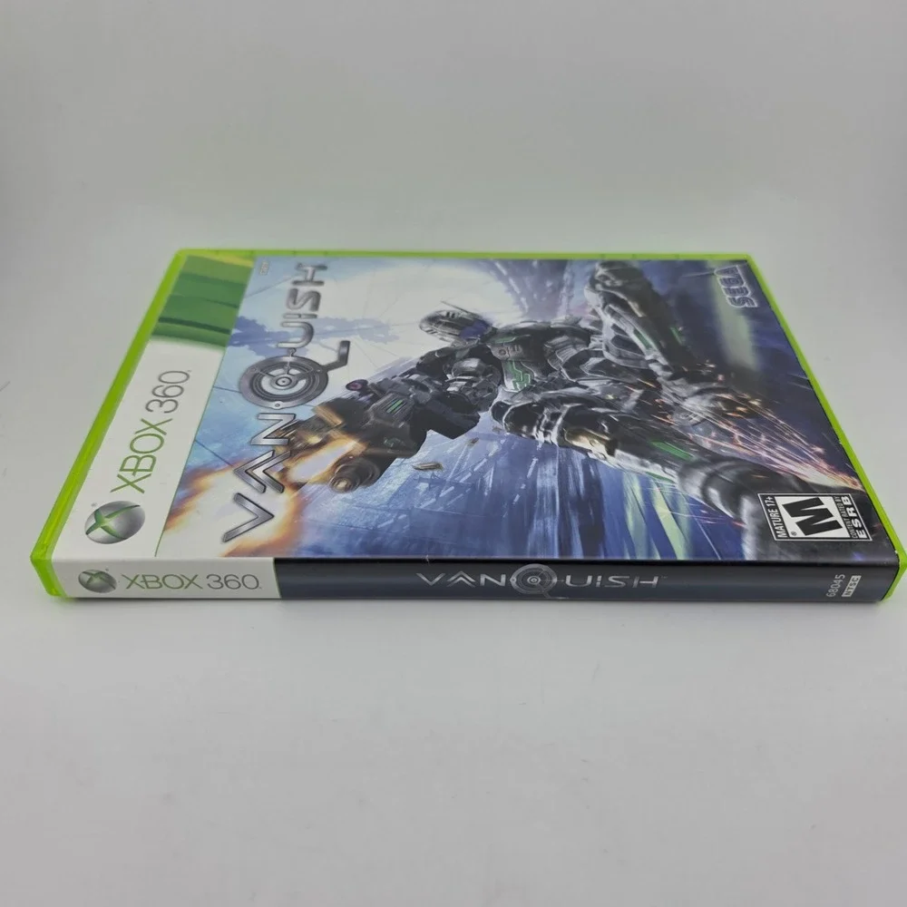 Sega Vanquish Action Sci-Fi Shooter Xbox 360 NTSC Green Good Adventure Space‎